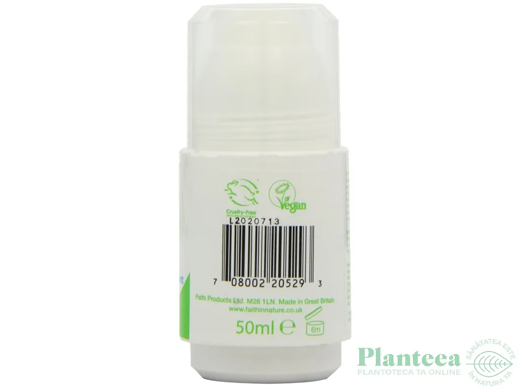 Deodorant roll on aloe vera 50ml - FAITH IN NATURE
