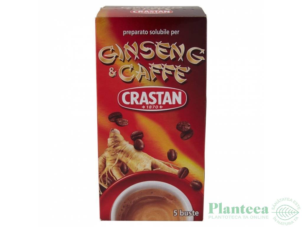 Cafea instant ginseng plicuri 5x20g - CRASTAN