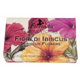 Sapun vegetal Fiori di ibiscus 100g - FLORINDA