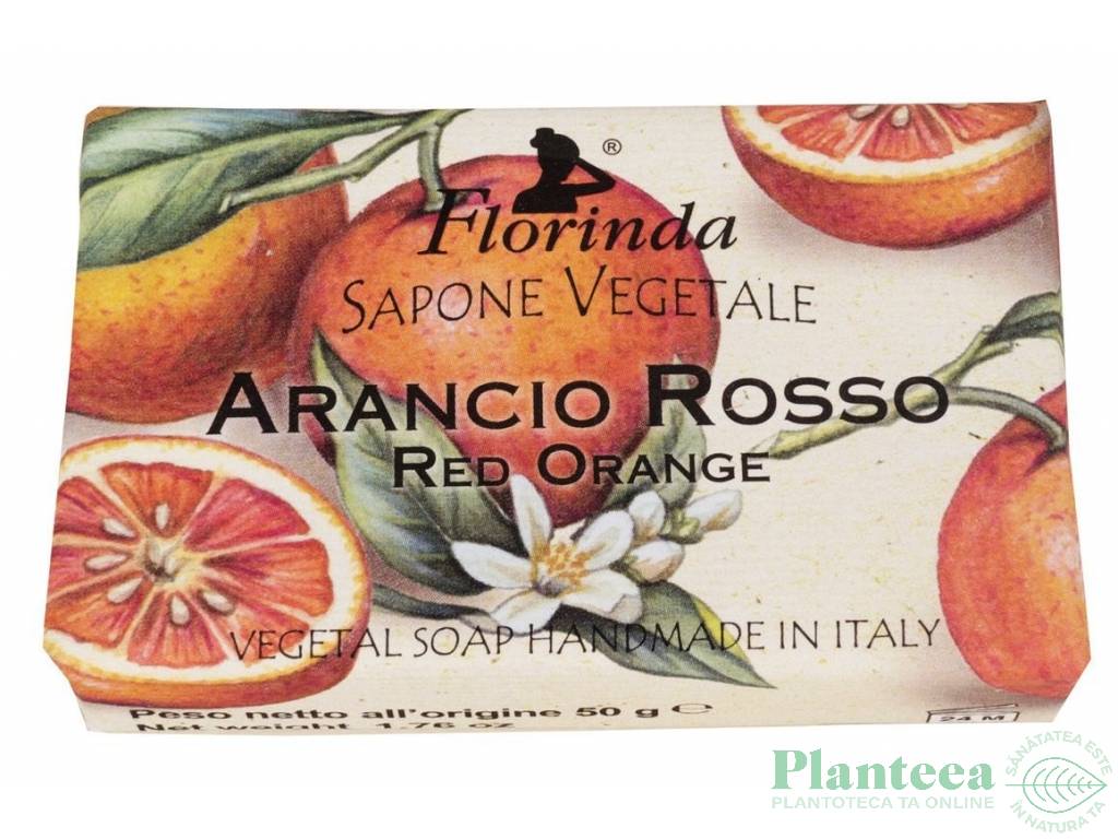 Sapun vegetal Arancio rosso 100g - FLORINDA