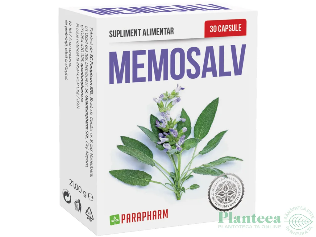 Memosalv 30cps - PARAPHARM