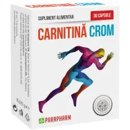 Carnitina crom 30cps - PARAPHARM