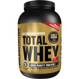 Pulbere proteica Total Whey capsuni 1kg - GOLD NUTRITION