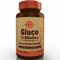Gluco 3xbiotics 40cps - KOMBUCELL