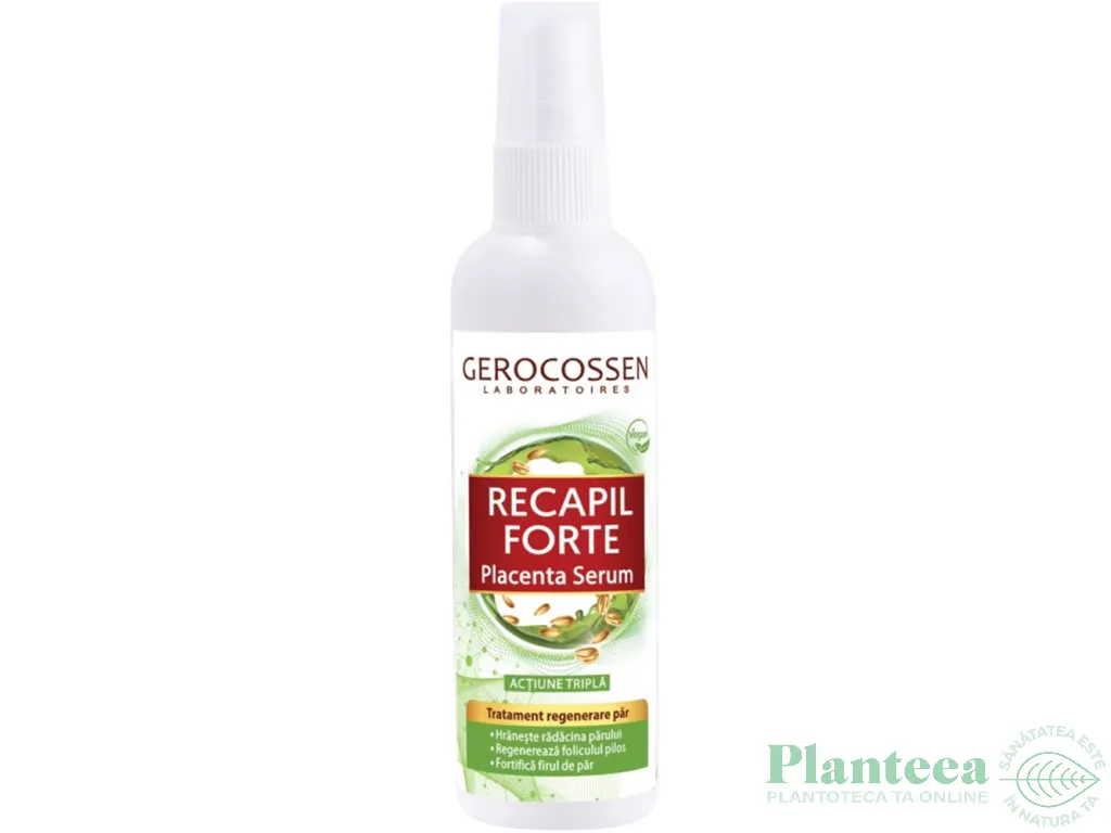 Ser par tratament regenerant placenta Recapil Forte 125ml - GEROCOSSEN