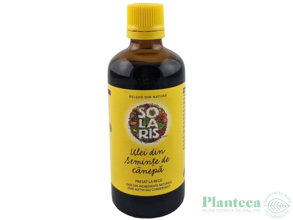 Ulei canepa 100ml - SOLARIS