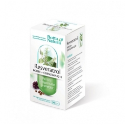 Resveratrol forte Q10 30cps - ROTTA NATURA