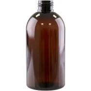 Flacon plastic brun ambra pet Boston 24/410 fara capac 250ml - ELLEMENTAL