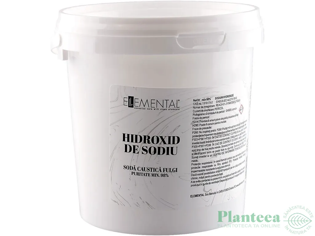 Hidroxid sodiu NaOH 400g - ELLEMENTAL