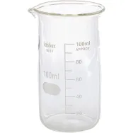 Pahar termorezistent Berzelius inalt 100ml - ELLEMENTAL