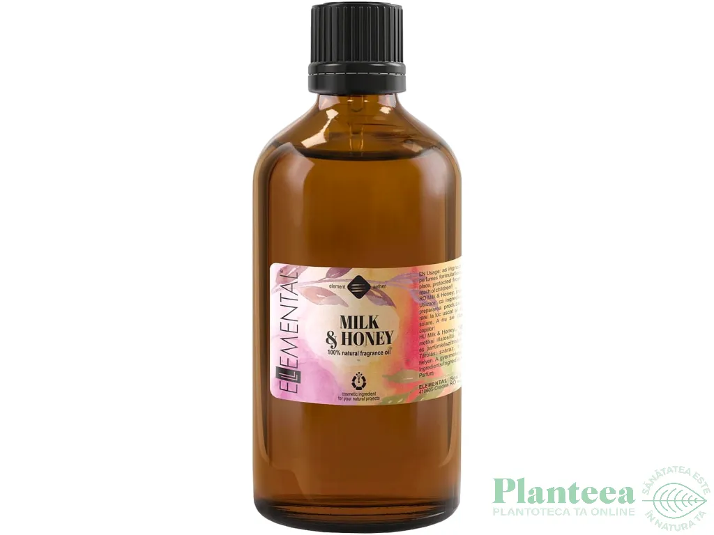 Ulei parfumant natural Milk & Honey 90g - ELLEMENTAL