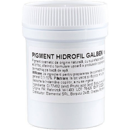 Pigment cosmetic hidrofil Galben 5g - ELLEMENTAL