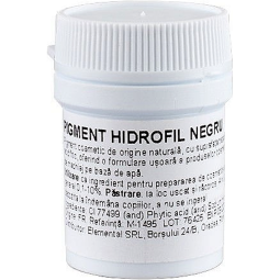 Pigment cosmetic hidrofil Negru 5g - ELLEMENTAL