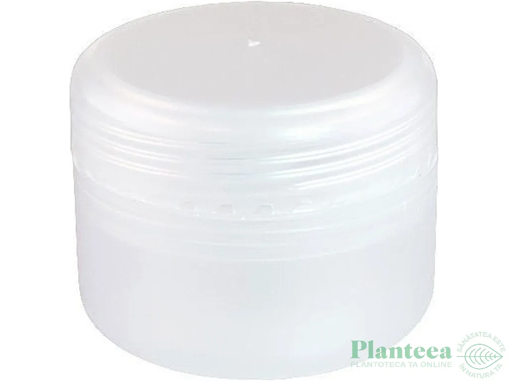 Borcanel plastic translucid matuit Elsa cu capac 50ml - ELLEMENTAL