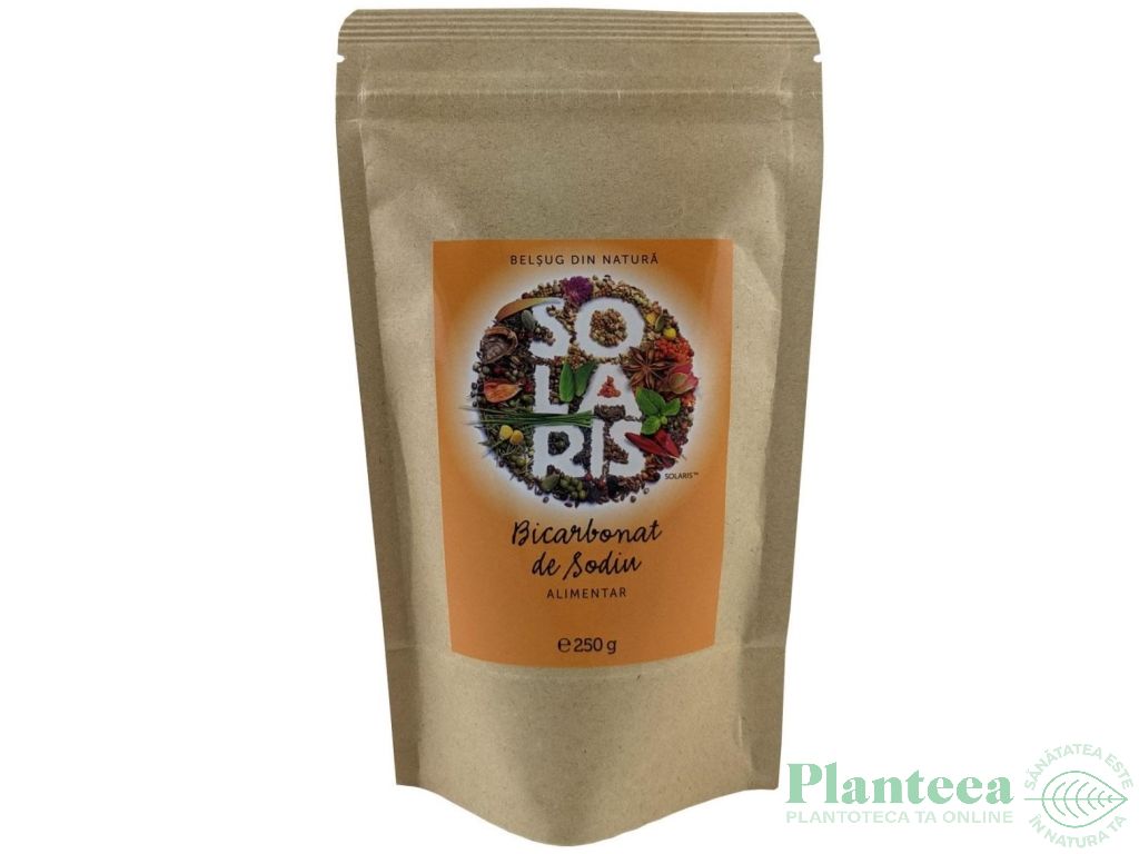 Bicarbonat sodiu alimentar 250g - SOLARIS