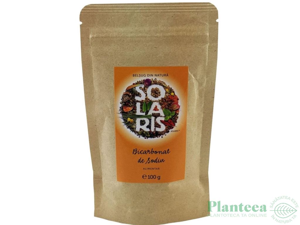 Bicarbonat sodiu alimentar 100g - SOLARIS