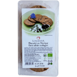 Biscuiti merisor fara zahar eco 160g - LONGEVITA