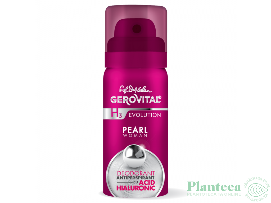 Deodorant spray antiperspirant Pearl Woman 40ml - GEROVITAL H3 EVOLUTION