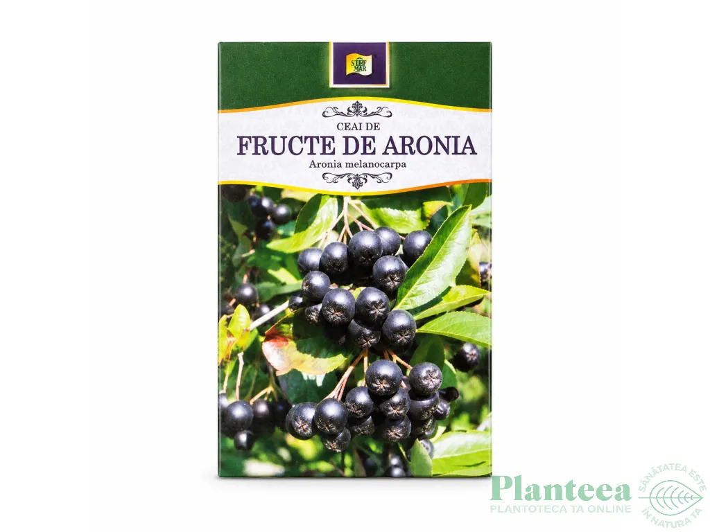 Ceai aronia fructe 50g - STEFMAR