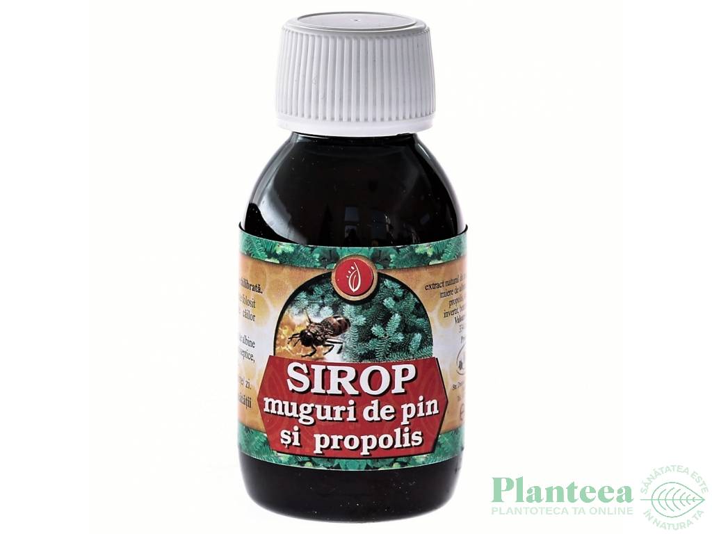 Sirop muguri pin miere propolis 100ml - MANICOS