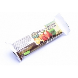 Baton cereale fructe eco 25g - BIO ALL GREEN