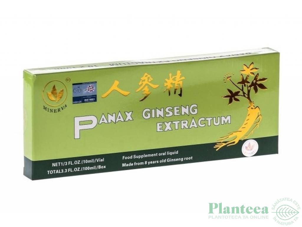 Panax ginseng 10fl - MINERVA