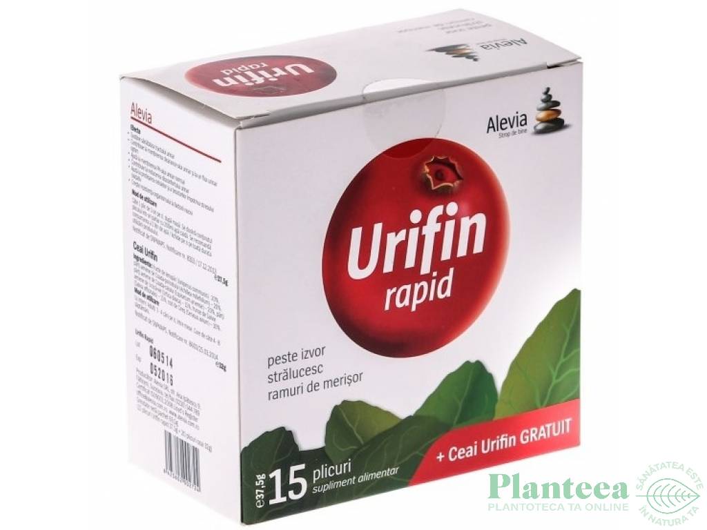 Kit Urifin rapid [solubil 15pl+ceai 20dz] 2b - ALEVIA