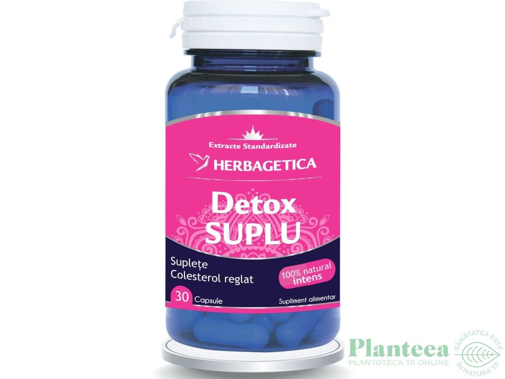 Detox suplu 30cps - HERBAGETICA