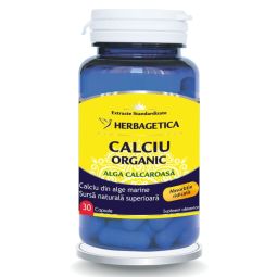 Calciu organic 30cps - HERBAGETICA