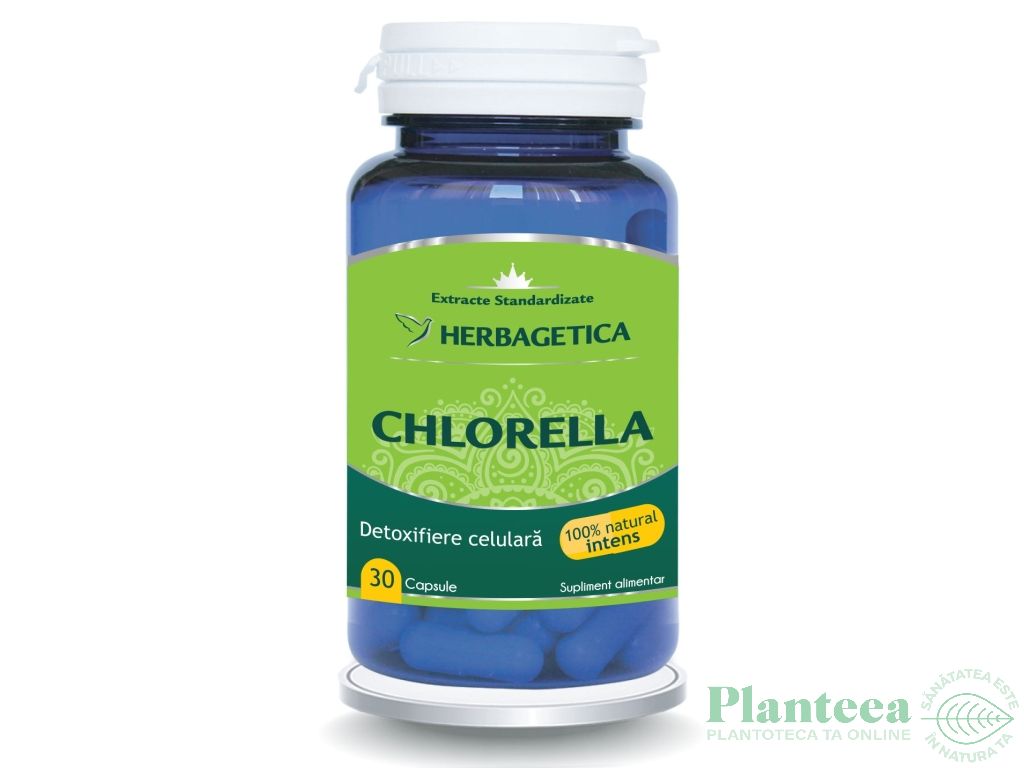 Chlorella 410mg 30cps - HERBAGETICA