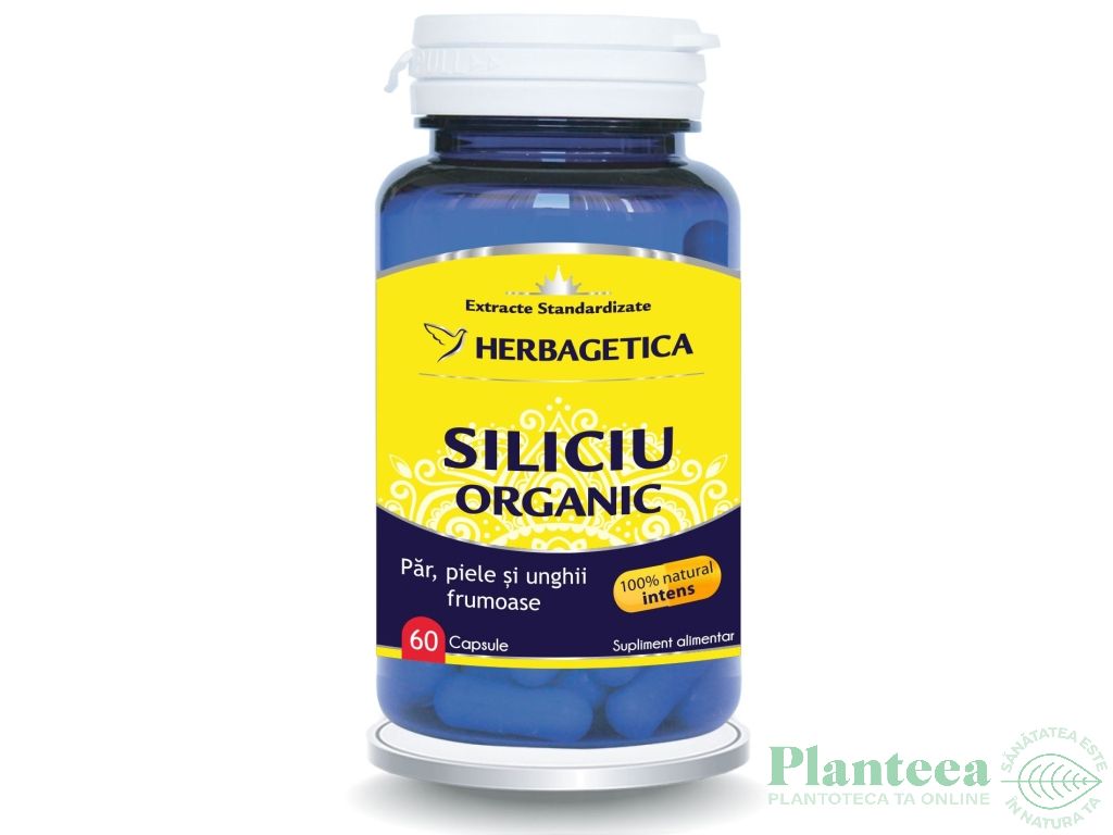 Siliciu organic 60cps - HERBAGETICA