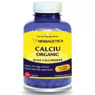 Calciu organic 120cps - HERBAGETICA