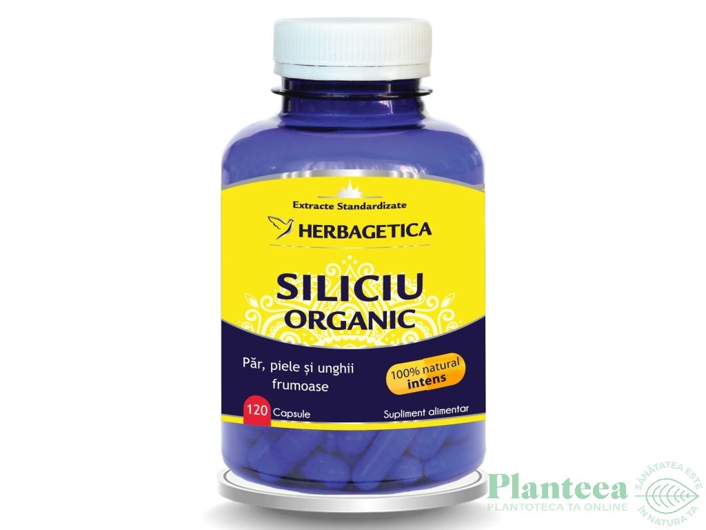 Siliciu organic 120cps - HERBAGETICA