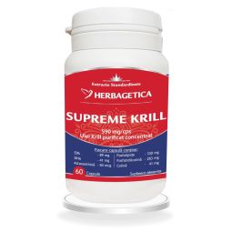 Supreme krill oil omega3 forte 60cps - HERBAGETICA