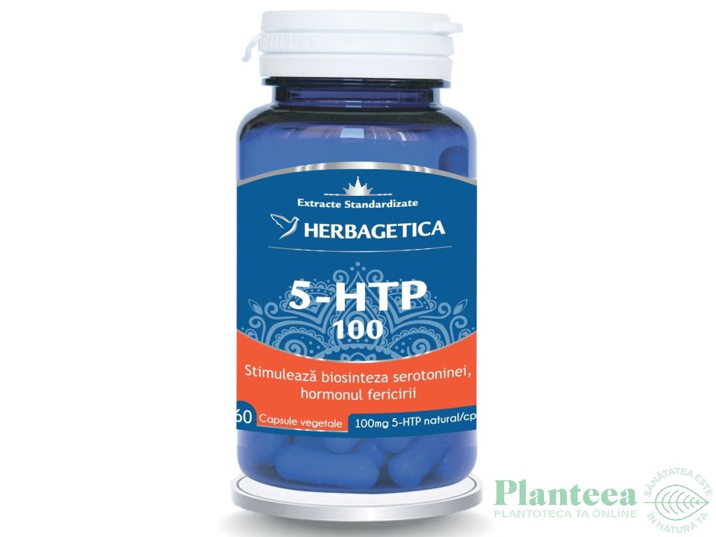 5 HTP 100 ZenForte 60cps - HERBAGETICA