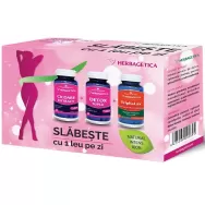 Kit Slabeste cu 1leu pe zi [Cicoare+Detox suplu+TriphaLax] 3x60cps - HERBAGETICA