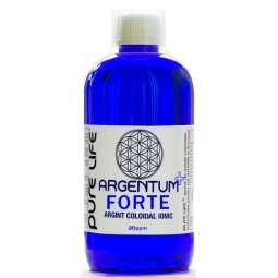 Argint coloidal 20ppm Argentum+ forte 480ml - PURE LIFE