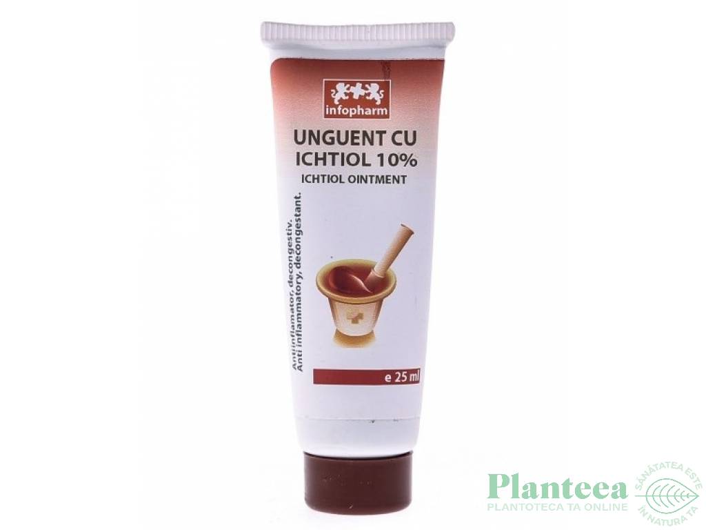 Unguent ichtiol 10% 25ml - INFOPHARM
