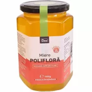 Miere poliflora cruda nefiltrata bio 1000g - OBIO