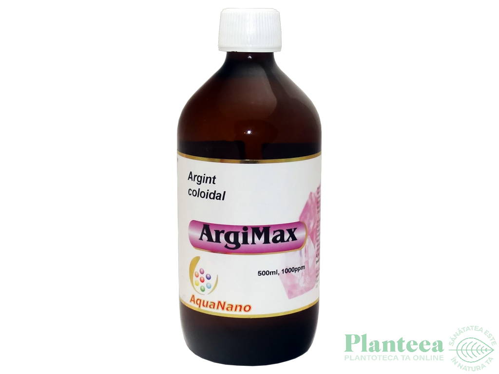 Argint coloidal concentrat 1000ppm ArgiMax 480ml - AQUA NANO