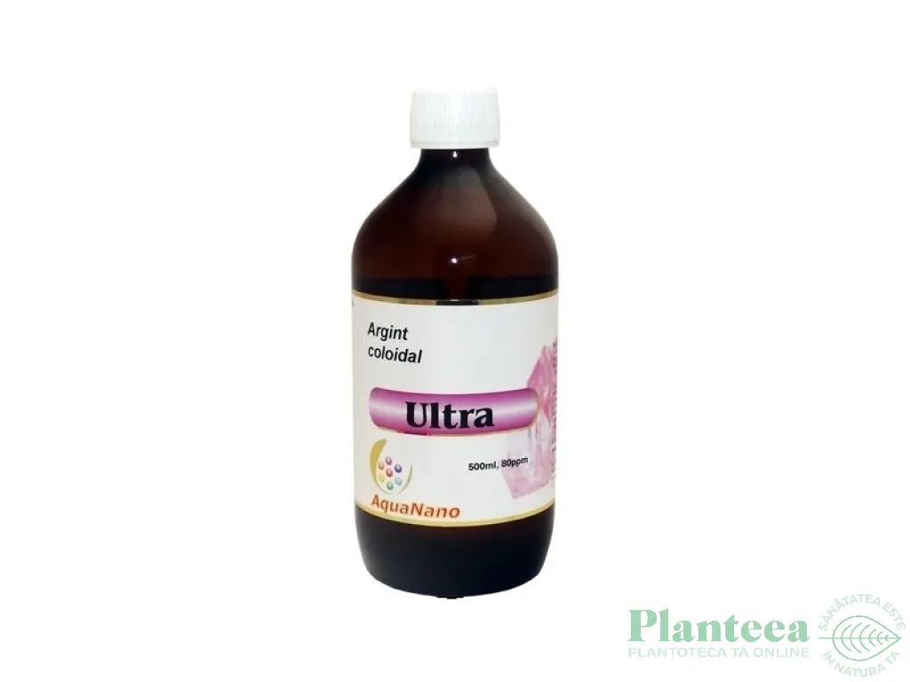 Argint coloidal 80ppm Ultra 200ml - AQUA NANO