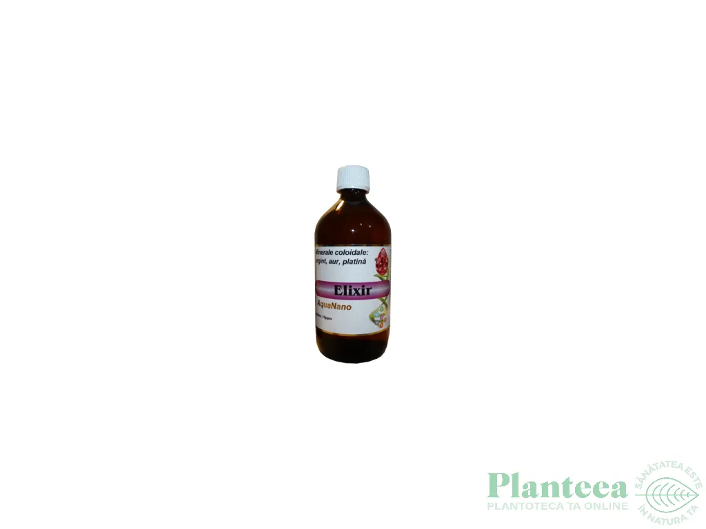 Argint aur platina coloidale 10ppm Elixir 200ml - AQUA NANO