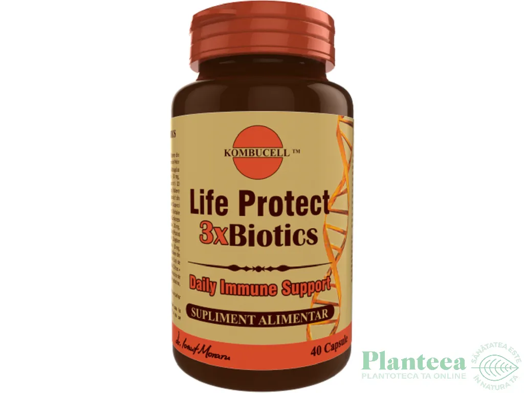Life protect 3xbiotics 40cps - KOMBUCELL