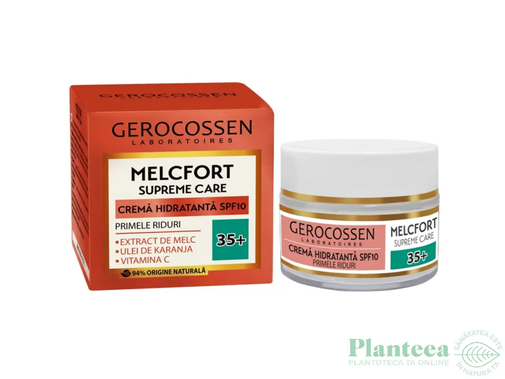 Crema hidratanta primele riduri 35+ Melcfort Supreme Care 50ml - GEROCOSSEN