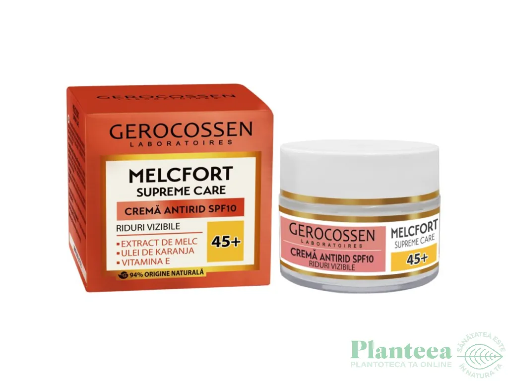 Crema antirid riduri vizibile 45+ Melcfort Supreme Care 50ml - GEROCOSSEN