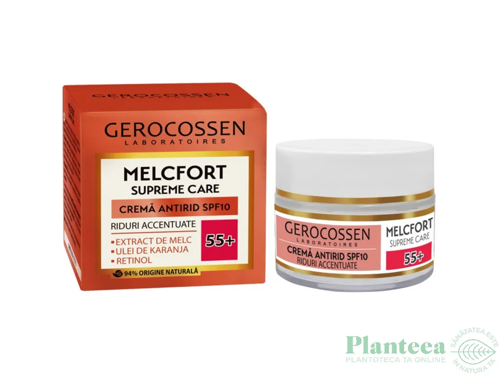 Crema antirid riduri accentuate 55+ Melcfort Supreme Care 50ml - GEROCOSSEN