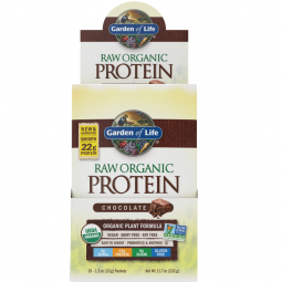 Pulbere proteica mix raw vegan ciocolata eco 10pl x 33g - GARDEN OF LIFE