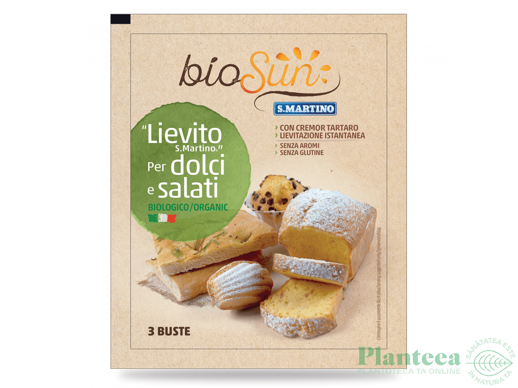 Praf copt fara gluten bio 3x16g - BIOSUN