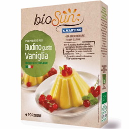 Praf budinca vanilie fara gluten bio 35g - BIOSUN