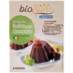 Praf budinca ciocolata fara gluten bio 50g - BIOSUN